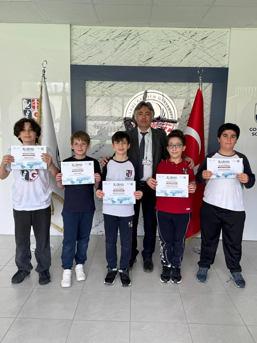 Gökkuşağı Koleji Ankara Kampüsü SASMO Matematik Olimpiyatında 5 Madalya Kazanarak Singapur Dünya Finaline Yükseldi