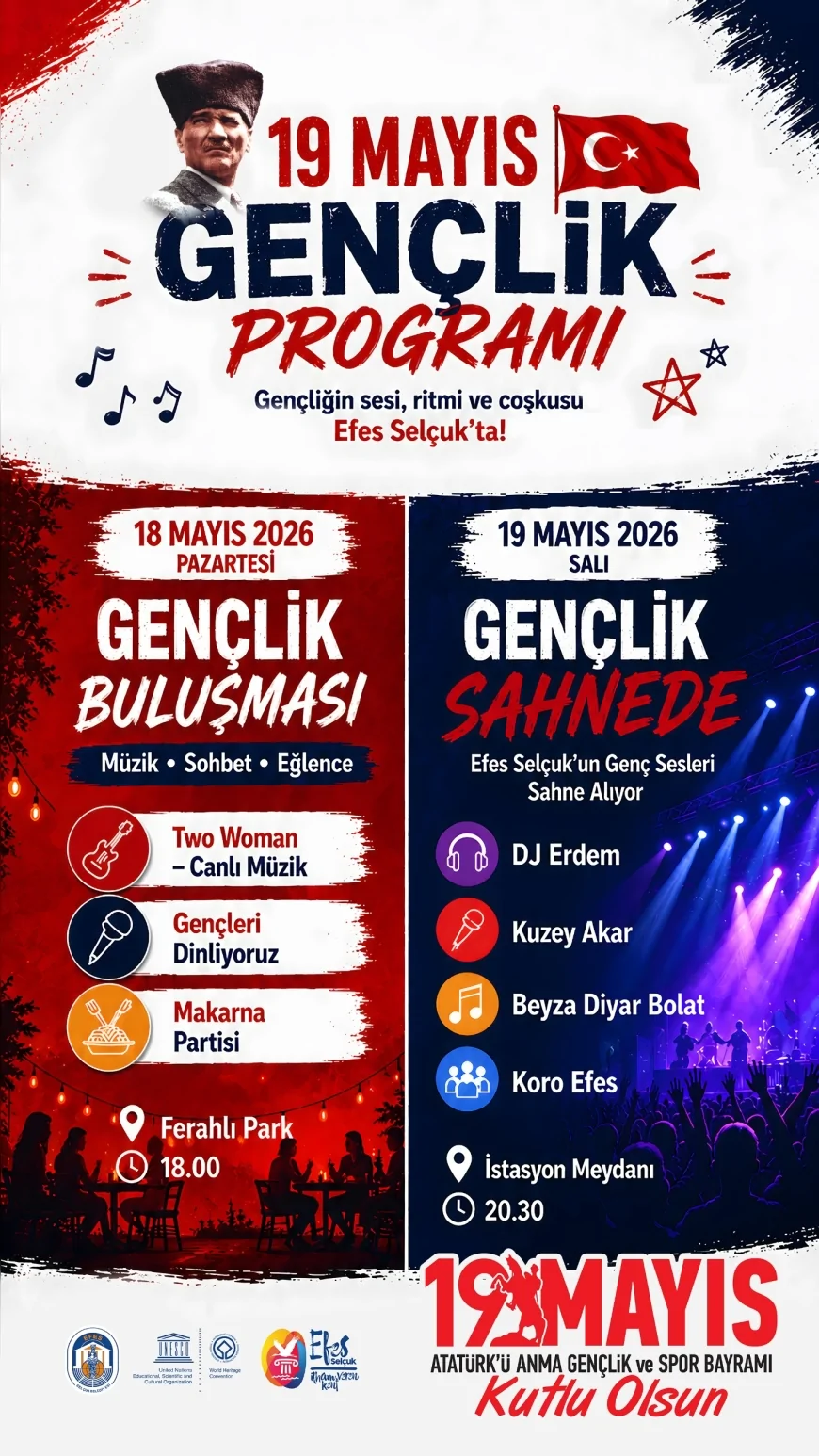 Efes Selçuk Belediye Başkanı Filiz Ceritoğlu Sengel: “19 Mayıs’ta düzenleyeceğimiz gençlik programına tüm gençlerimizi davet ediyoruz”