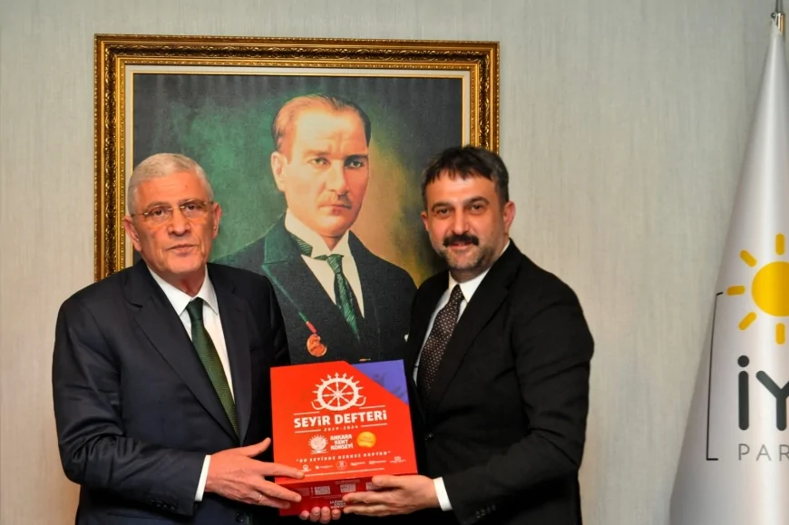 AKK Başkanı Halil İbrahim Yılmaz, İYİ Parti Genel Başkanı Müsavat Dervişoğlu ile Ankara’nın ortak geleceğini görüştü