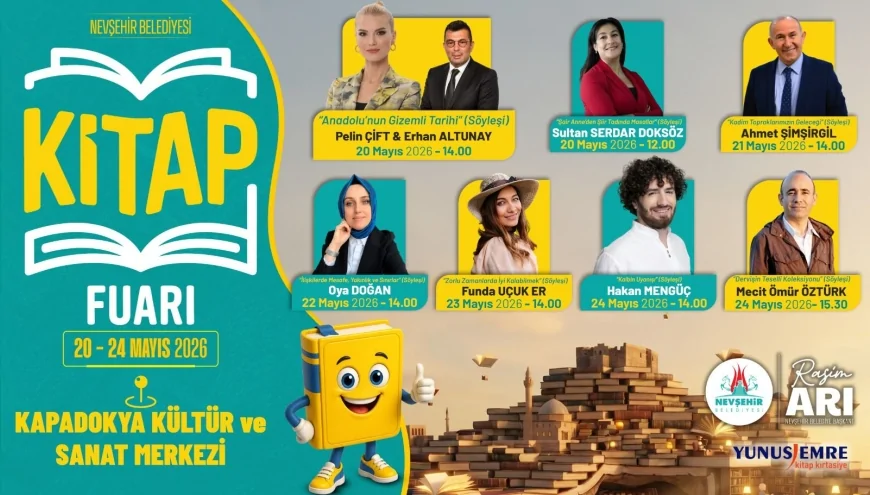 Nevşehir Kitap Fuarı Kapılarını Açıyor, Kültür ve Edebiyat Dünyası Okurlarla Buluşuyor