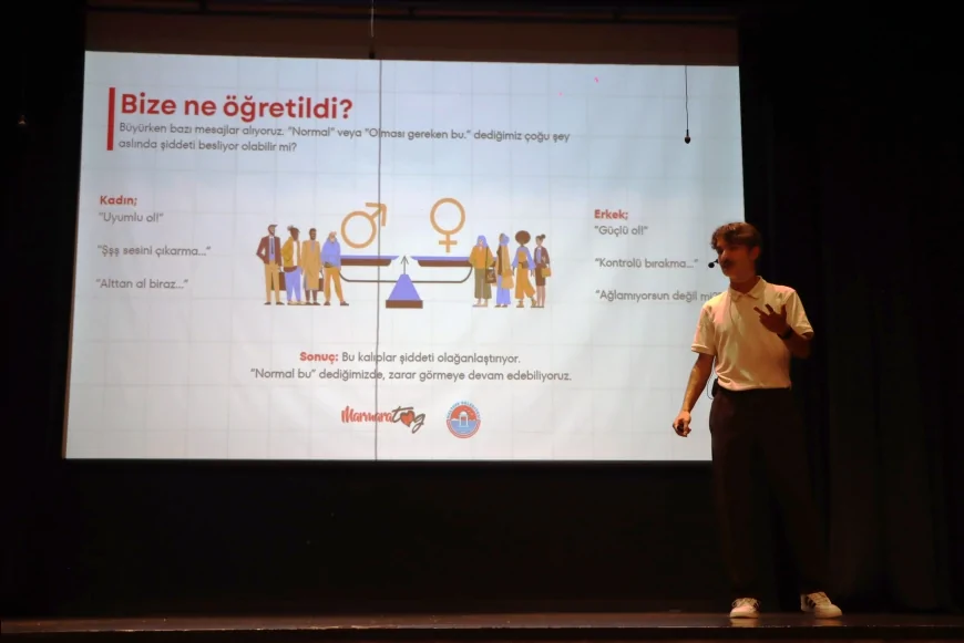 Maltepe Belediyesi’nin düzenlediği panelde gençlere flört şiddetinin sınırları anlatıldı