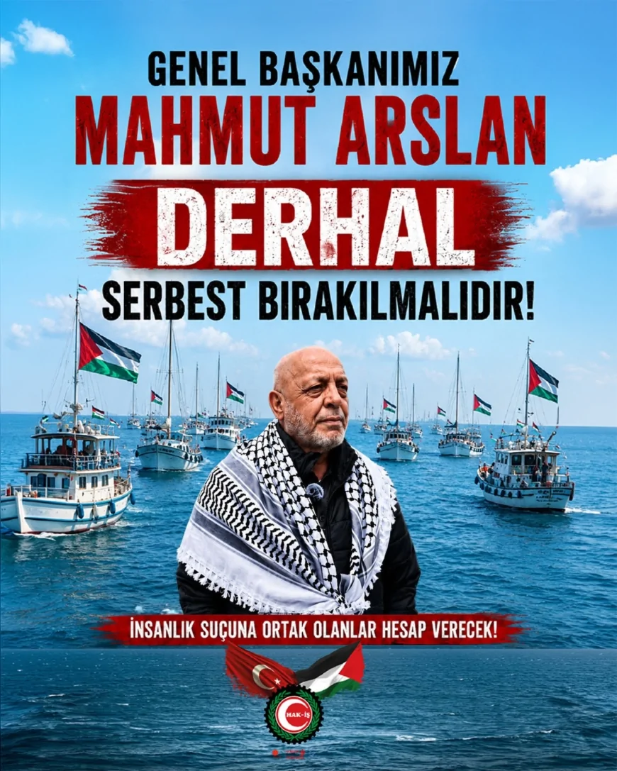 HAK-İŞ İzmir İl Başkanı Gültekin Şimşek: “Sumud Filosu’nda Yer Alan Tüm Aktivistler Derhal Serbest Bırakılmalıdır”