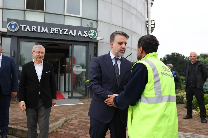 Bursa Büyükşehir Belediyesi Başkan Vekili Şahin Biba: “Çalışanlarımızın özverisi kurumumuza güç, şehrimize güven veriyor”