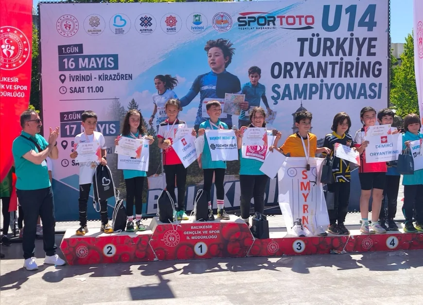 Manisalı Oryantiring Sporcuları Balıkesir’de Türkiye Şampiyonluğu ve Derecelerle Döndü