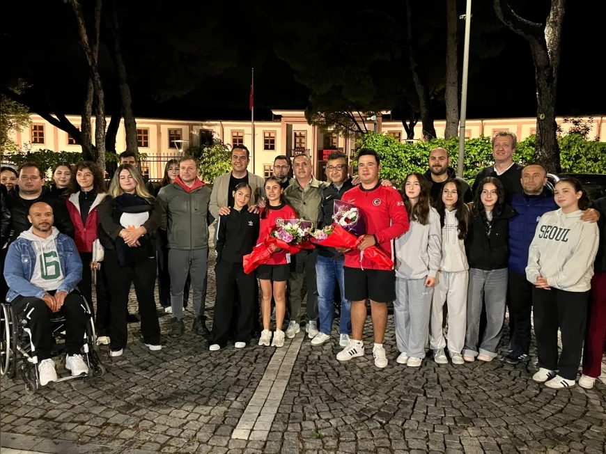 Muğla Büyükşehir Belediyesporlu okçular Hazal Burun ve Emircan Haney Avrupa şampiyonu oldu