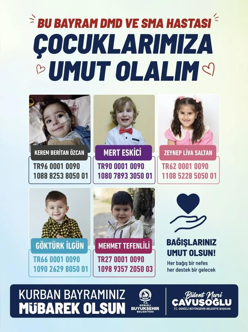 Denizli Büyükşehir Belediye Başkanı Bülent Nuri Çavuşoğlu’ndan Kurban Bayramı’nda dayanışma vurgusu