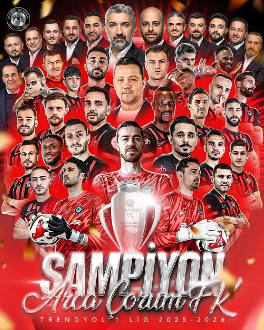 ARCA Çorum FK Yönetimi Şampiyonluk Kutlamalarının Yeni Sezon Öncesinde Yapılacağını Açıkladı