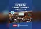 Odunpazarı Belediye Meclisi Haziran Ayı İkinci Birleşimi Bugün Gerçekleştirilecek