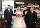 Çorum’da İş Dünyası ve Protokolü Buluşturan Düğünde Sıla Ecdaroğlu ile Erge Başaranhıncal Evlendi