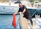 Bodrum Belediyesi’nin Akyarlar’daki Deniz Dibi Temizliğinde Denizden 850 Kilogram Atık Çıkarıldı