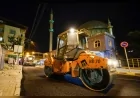 Konak Toros Caddesi’nde Gece Mesaisiyle Başlayan Yenileme Çalışmaları Ulaşım Konforunu Artıracak