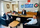 Yeniden Refah Partisi Çorum İl Başkanı Nuri Kuşcu’dan Hizmet-İş Çorum Şube Başkanı Mustafa Şahin’e Hayırlı Olsun Ziyareti