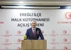 Ticaret Bakanı Prof. Dr. Ömer Bolat Konya Ereğli’de Kütüphane Açtı, Esnaf ve STK Temsilcileriyle Bir Araya Geldi