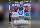 Ege Üniversitesi Öğrencisi Taha Eren Coşkun Triatlonda Türkiye Şampiyonu Olarak Altın Madalyaya Ulaştı