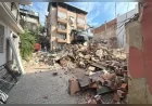 İzmir Büyükşehir Belediyesi Buca Onat Tüneli Etkileşim Alanındaki Hasarlı Yapının Yıkımını Tamamladı