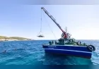 İzmir’de Atık Midye Kabuklarından Üretilen Doğa Dostu Resifler Deniz Yaşamını Desteklemek İçin Sığacık’ta Denize Yerleştirildi