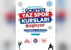 Maltepe Belediyesi Ücretsiz Yaz Spor Kurslarıyla Yüzlerce Çocuğu Sporla Buluşturacak