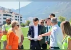 Denizli Büyükşehir Belediye Başkanı Bülent Nuri Çavuşoğlu Kınıklı’daki sosyal tesis ve spor yatırımlarını yerinde inceledi
