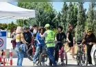 Ankara Büyükşehir Belediyesi ortaokul öğrencilerine uygulamalı güvenli bisiklet eğitimi veriyor