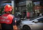 İzmir Konak’taki iş merkezinde gerçekleştirilen yangın tatbikatı gerçeğini aratmadı!