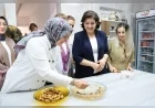 SÜREYYA YAVUZ HANIMEFENDİ'DEN KADIN GİRİŞİMCİLERE DESTEK ZİYARETİ