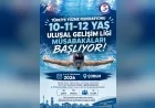 Çorum 10-11-12 Yaş Ulusal Gelişim Ligi Müsabakaları'nda 64 kulüp ve 715 genç yüzücüyü ağırlayacak
