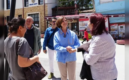 Eskişehir Büyükşehir Belediye Başkanı Ayşe Ünlüce Odunpazarı Esnafıyla Bayramlaştı ve Talepleri Dinledi