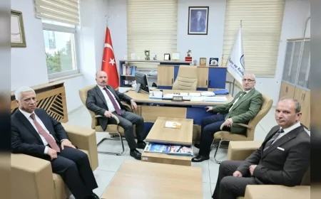 Çorum Valisi Ali Çalgan Kadastro Müdürlüğü’nde Yürütülen Çalışmaları Yerinde İnceledi