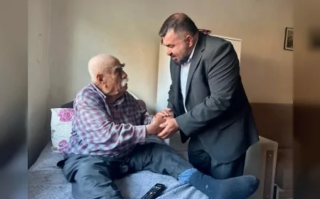 AK PARTİ HEKİMHAN İLÇE BAŞKANI SALİM AKYÜZ BAYRAM BOYUNCA VATANDAŞLARLA BULUŞTU