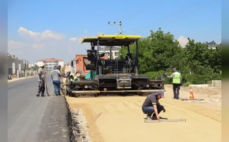 Eskişehir’de 8070 Bulvarı Projesinde Asfalt Çalışmaları Sona Yaklaşıyor