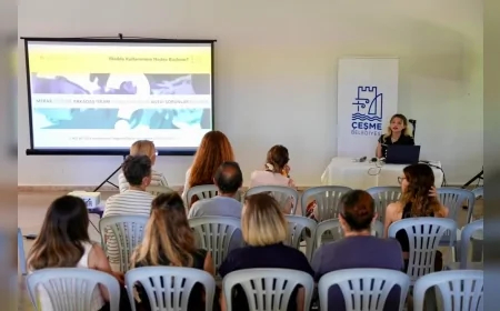 Çeşme Belediyesi Bağımlılıkla Mücadelede Ailelerin Rolünü Seminerle Gündeme Taşıdı