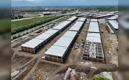 Düzce Belediye Başkanı Dr. Faruk Özlü’nün Beltaş Sanayi Sitesi Projesinde 162 Dükkanın İmalatı Büyük Ölçüde Tamamlandı