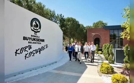 Denizli Büyükşehir Belediye Başkanı Bülent Nuri Çavuşoğlu İki Büyük Sosyal Yatırımın Son Durumunu Yerinde İnceledi
