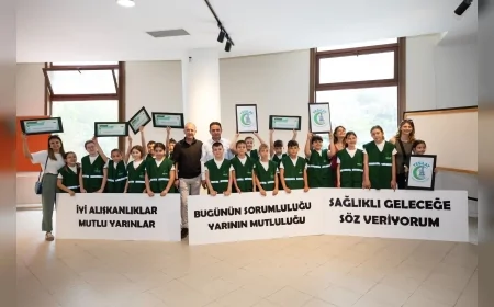 Narlıdere’de Çocuklar Geri Dönüşüm Kıyafetleriyle Çevre İçin Farkındalık Mesajı Verdi