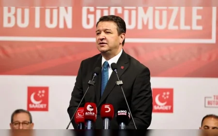 SAADET PARTİSİ GENEL BAŞKANI MAHMUT ARIKAN: “SİYASET ALANI DARALIYOR, BİR AİLENİN YOKSUL OLMASI İÇİN EVE 4,5 ASGARİ MAAŞ GİRMESİ GEREKİYOR”
