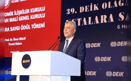 TİCARET BAKANI PROF. DR. ÖMER BOLAT: “TÜRKİYE KÜRESEL TİCARETTE YÜKSELEN VE GÜVEN VEREN BİR AKTÖR”