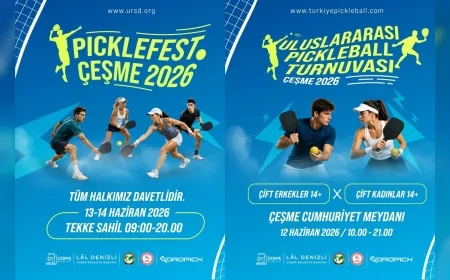 Çeşme Belediye Başkanı Lâl Denizli: “Pickleball gibi dünyada yükselen branşları ilçemize kazandırıyoruz”