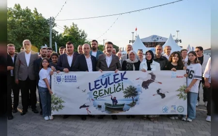 Bursa Büyükşehir Belediyesi’nin Düzenlediği Leylek Şenliği Eskikaraağaç’ta Kortej Yürüyüşüyle Başladı!
