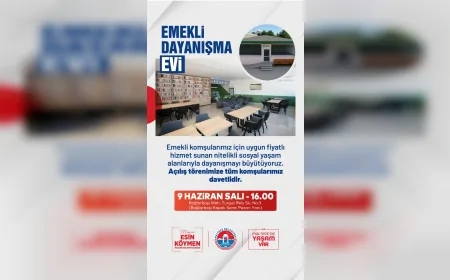 Maltepe’de Emekli Dayanışma Evi Hizmete Açılıyor, Yeni Sosyal Yaşam Alanı Kapılarını Açıyor