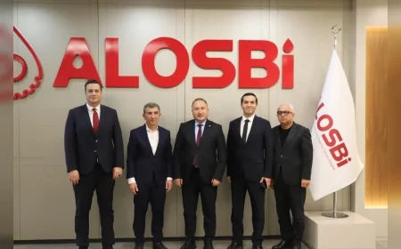 ALOSBİ ile İzmir Bakırçay Üniversitesi Üniversite-Sanayi İş Birliği Fırsatlarını Değerlendirdi