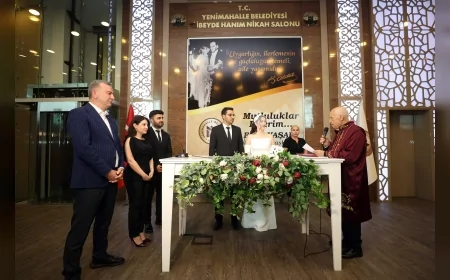 Yenimahalle Belediye Başkanı Fethi Yaşar 06.06.2026 Tarihinde 6 Çiftin Nikahını Kıydı