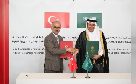 Ulaştırma ve Altyapı Bakanı Abdulkadir Uraloğlu: “Türkiye ile Suudi Arabistan arasında transit taşımacılığı geliştirmek istiyoruz”