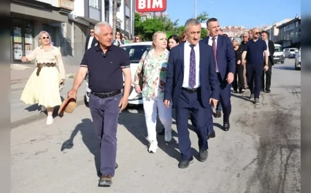 Mamak Belediye Başkanı Veli Gündüz Şahin Kısa Mesafelerde Yürüyüş Çağrısı Yaparak Belediyeye Yaya Olarak Geldi