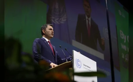 Çevre, Şehircilik ve İklim Değişikliği Bakanı Murat Kurum: “COP31’in temel yaklaşımı açıktır, uygulamayı daha da hızlandırmak ve sonuç almak”