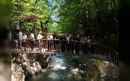 Düzce Belediyesi Dünya Çevre Günü’nde Gençleri Samandere Şelalesi’nde Doğayla Buluşturdu