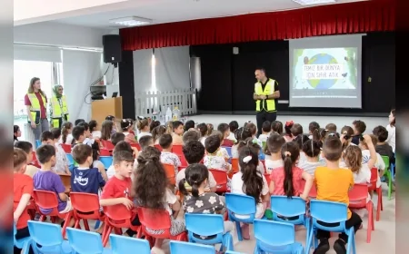 Giresun Belediyesi Dünya Çevre Günü’nde Miniklere Sıfır Atık ve Geri Dönüşüm Eğitimi Verdi