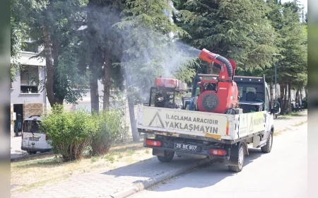 Odunpazarı Belediyesi Yaz Döneminde Haşereyle Mücadele Çalışmalarını İlçe Genelinde Yoğunlaştırdı