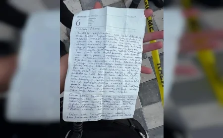 İzmir’de Görevli Polis Memurunun Ölümünün Ardından Ailesine Bıraktığı Mektup Ortaya Çıktı