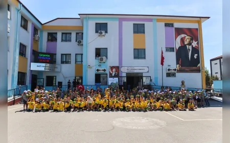 ESİAD İzmir AB Bilgi Merkezi “Gezegenimiz İçin” Etkinliğiyle 250 Öğrenciyi Toprakla Buluşturdu