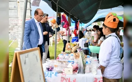 Yeşilyurt Belediye Başkanı Prof. Dr. İlhan Geçit: “Çocuklarımız paylaşmanın ve dayanışmanın en güzel örneklerini sergiledi”